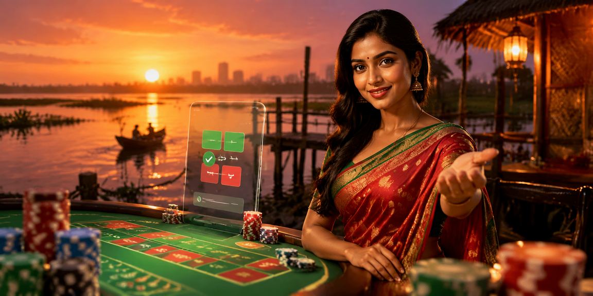 gb99b Baccarat live table set against the backdrop of Tanguar Haor